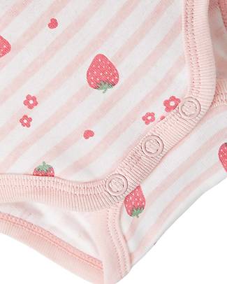 Name it Confezione da 3 Body - Manica Corta - Camellia Rose - Cotone Organico Body Manica Corta