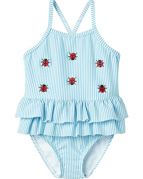 Name it Costume da bagno - Bonnie Blue - Vestibilità regolare Costumi Interi