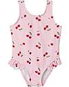 Name it Costume Intero con Volant - Rosa - Ciliegie Costumi Interi
