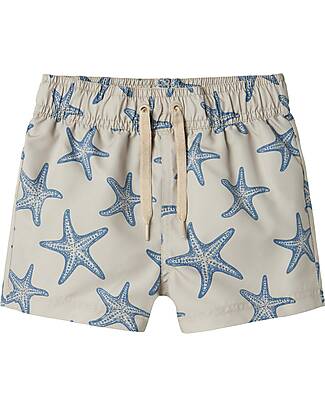 Name it Costume Pantaloncino - Stelle Marine - Panna Boxer Mare