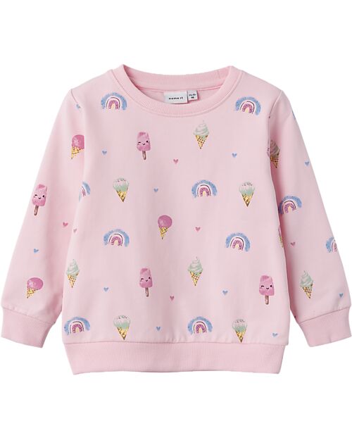 Name it Felpa - Arcobaleno - Parfait Pink - Cotone Bio
 Felpe