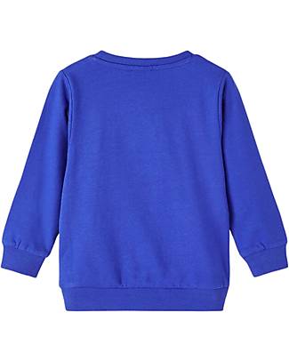Name it Felpa Bimbo - Blu Elettrico - 100% Cotone Felpe