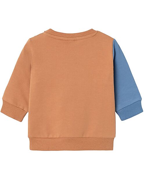 Name it Felpa con Stampa 3D - Almond - Dog - Cotone Bio Felpe