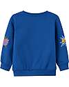 Name it Felpa - con Stampa Boom Bang - True Blue - 100% Cotone Felpe