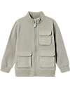 Name it Felpa con Zip e Tasche - Wild Dove - Cotone Felpe