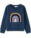 Name it Felpa - Dark Denim - Arcobaleno Ricamato - 100% Cotone Bio
 Felpe