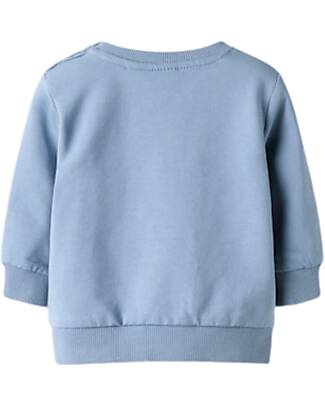 Name it Felpa Dinosauri - Azzurro - Cotone Bio Felpe
