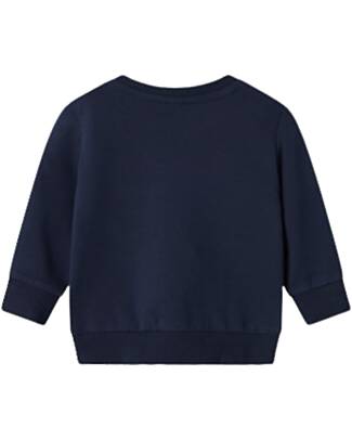 Name it Felpa Dinosauri - Blu - Cotone Bio Felpe