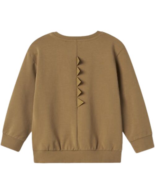 Name it Felpa Jurassic - Beige - Cotone Bio Felpe