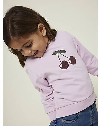 Name it Felpa - Rosa - Ciliegie - Cotone Bio Felpe