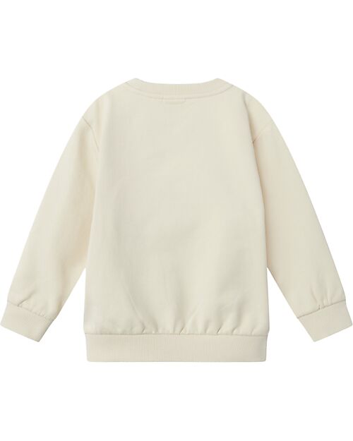 Name it Felpa - Sabbia - Veicoli - Cotone Bio Felpe