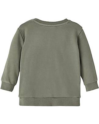 Name it Felpa - Verde Militare - Cotone Organico Felpe