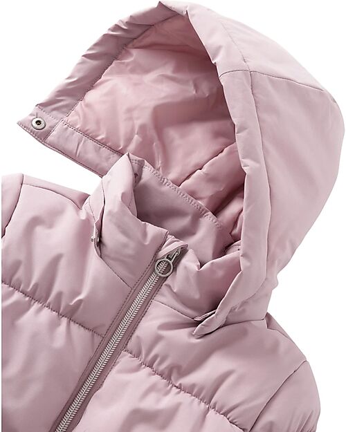 Name it Giacca Piumino con Cappuccio Removibile - Malva - 100% Poliestere Riciclato Piumini