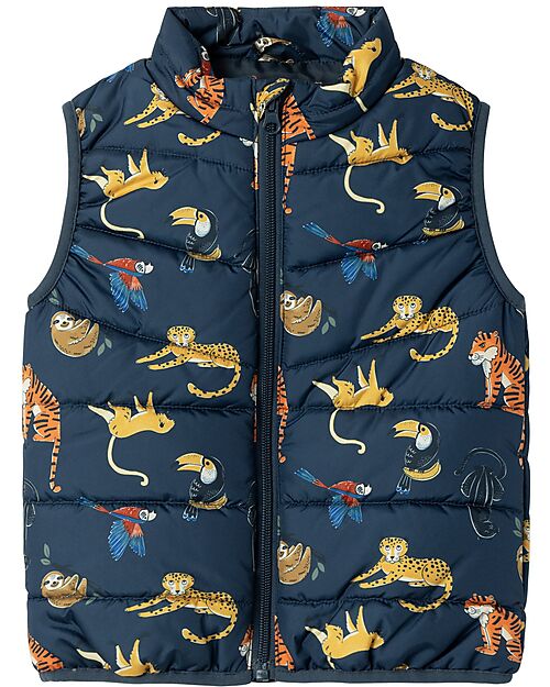 Name it Gilet Smanicato - Big Dipper - Animals Piumini