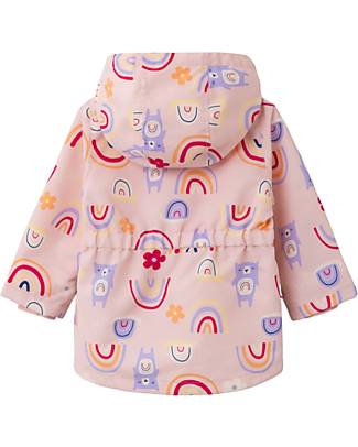 Name it Impermeabile con Zip - Peachskin - con Cappuccio Staccabile Impermeabili