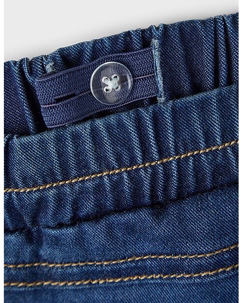 Name it Jeans Baggy Fit - Medium Blue Denim - con Tasche Frontali Jeans