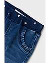 Name it Jeans con Coulisse - Medium Blue Denim - Cuori - Cotone Bio Jeans