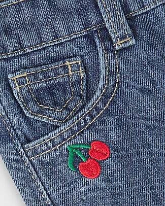 Name it Jeans - Dark Blue Denim - Ciliegie - con Bottone a Pressione Jeans