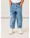 Name it Jeans - Medium Blue Denim - Arcobaleno - con Bottone a Pressione Jeans