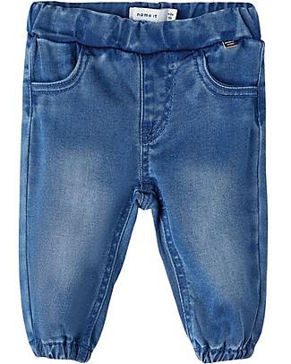 Name it Jeans Oversize Berlin - Blu - con Elastico in Vita Jeans