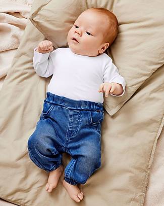 Name it Jeans Oversize Berlin - Blu - con Elastico in Vita Jeans