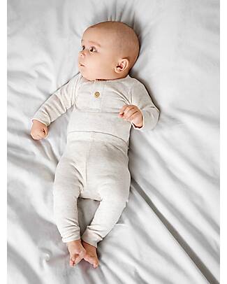 Name it Leggings Elasticizzati a Coste - Peyote Melange - Cotone Bio Leggings