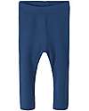 Name it Leggings Elasticizzati - Blu - Cotone Biologico Leggings