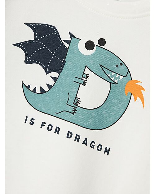 Name it Maglia a Manica Lunga - Drago - Jet Stream - Chiusura con Bottone Maglie Manica Lunga