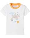 Name it Maglia a Maniche Corte Under The Sea - Bianco - Cotone Organico T-shirt