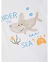Name it Maglia a Maniche Corte Under The Sea - Bianco - Cotone Organico T-shirt