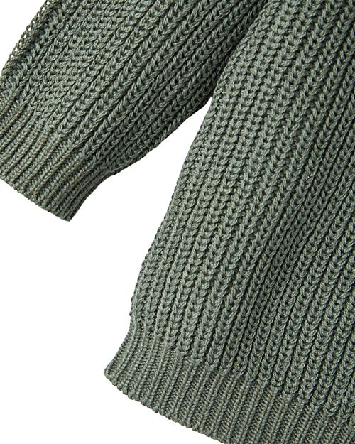 Name it Maglia Bicolore - Panna e Verde - Misto Cotone Maglioni