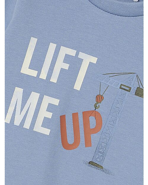 Name it Maglia Manica Lunga - Azzurro - Chiusura con Bottoni Maglie Manica Lunga