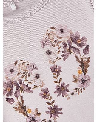 Name it Maglia Manica Lunga con Stampa - Orchid Hush - Cotone Bio Maglie Manica Lunga