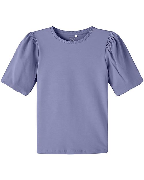 Name it Maglia Maniche a Sbuffo - Persian Violet - Cotone T-shirt