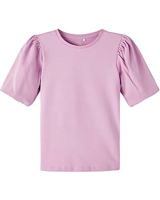 Name it Maglia Maniche a Sbuffo - Smoky Grape - Cotone T-shirt