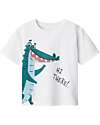 Name it Maglia Maniche Corte - Coccodrillo - Bianco - 100% Cotone T-shirt