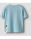 Name it Maglia Maniche Corte - Giraffa - Azzurro - Cotone T-shirt