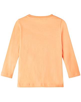Name it Maglia Maniche Lunghe - Arancione - 100% Cotone Bio Maglie Manica Lunga