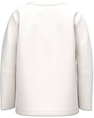 Name it Maglia Maniche Lunghe Bimbo - Bianca - 100% Cotone Organico Maglie Manica Lunga