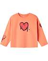Name it Maglia Maniche Lunghe - Corallo - Cotone Bio Maglie Manica Lunga
