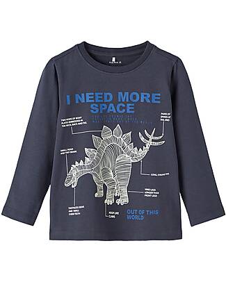 Name it Maglia Maniche Lunghe - India Ink - Cotone Bio Maglie Manica Lunga
