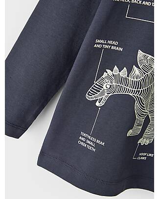 Name it Maglia Maniche Lunghe - India Ink - Cotone Bio Maglie Manica Lunga