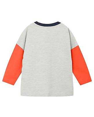 Name it Maglia Maniche Lunghe - Light Grey Melange - 100% Cotone Maglie Manica Lunga