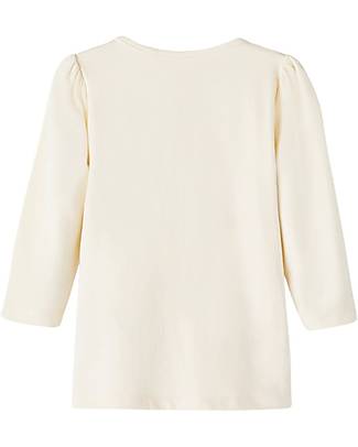 Name it Maglia Maniche Lunghe Unicorno - Crema - Cotone Bio Maglie Manica Lunga