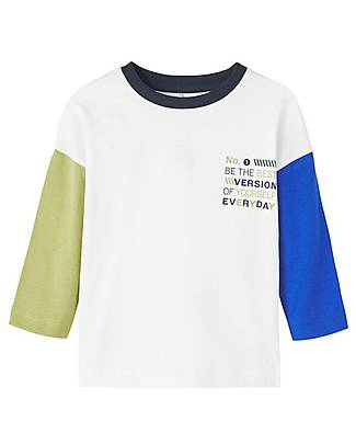Name it Maglia Maniche Lunghe - White Alyssum - 100% Cotone Maglie Manica Lunga