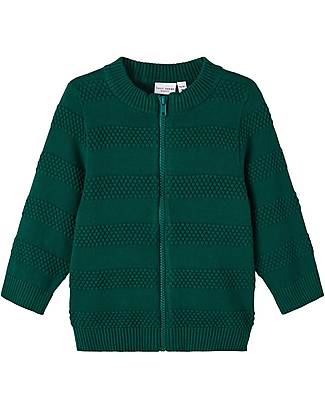 Name it Maglione con Zip - Forest Biome - 100% Cotone Bio Maglioni
