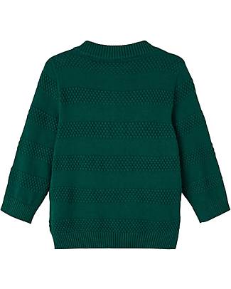 Name it Maglione con Zip - Forest Biome - 100% Cotone Bio Maglioni