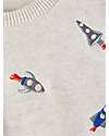 Name it Maglione - Peyote Melange - con Stampa - 100% Cotone Bio Maglioni