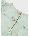 Name it Pagliaccetto con Volant - Still Green - Fiori - 100% Cotone Tutine Corte