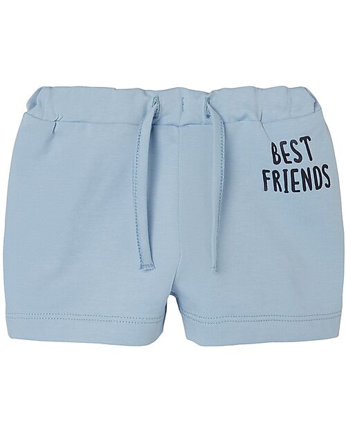 Name it Pantaloncini Corti con Coulisse - Chambray Blue - Best Friends - Cotone Bio
 Pantaloni Corti